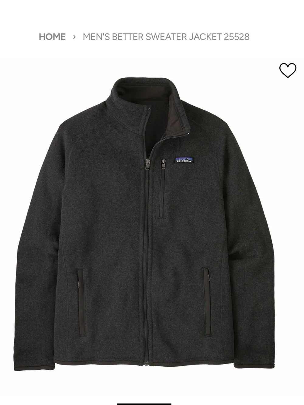 Patagonia sweater jacket